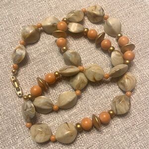 Vintage Napier Lucite Bead Necklace, EUC